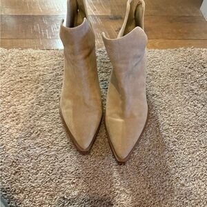 Vince Camuto Tan Ankle Booties